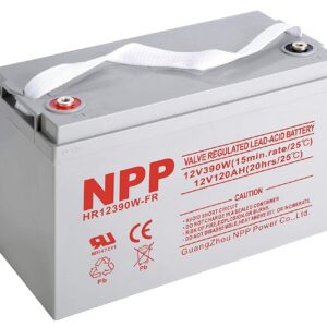 NPP HR12390W FR 12V 390W, 12V 120Ah,12Volt 120Amp High Rate Rechargeable Sealed Lead Acid AGM UPS Battery