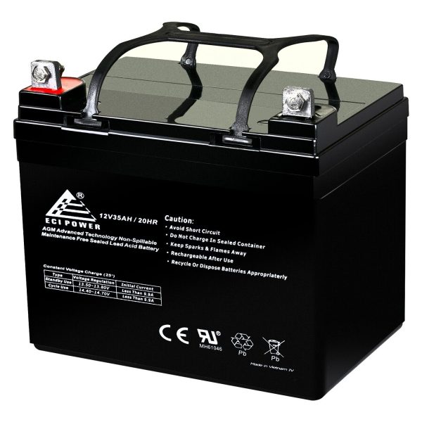 12V 35Ah for John Deere Lawn & Garden Tractor Riding Mower Battery BLPFM12-35
