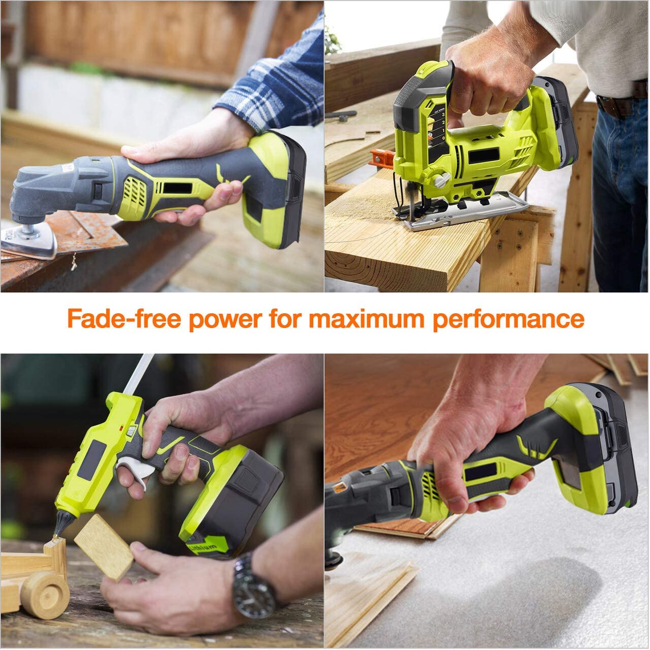 TenHutt 18V 8.0Ah Replacement Battery For Ryobi 18V P102 P103 P105 P107 P108 P109 Compatible With 18v One System Cordless Power Tools