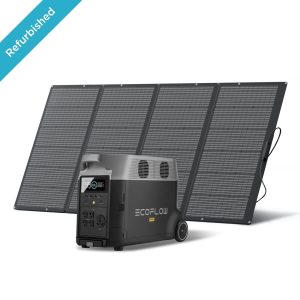 EcoFlow DELTA Pro 3600Wh+400W Solar Panel Solar Generator Certified Refurbished