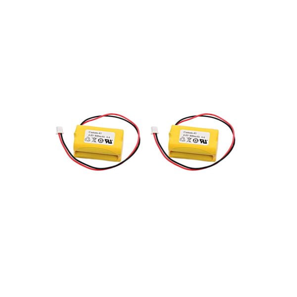 2pc Dantona Replacement Emergency Light Battery For Exit Light Co BAA-48R, Exell EBE-43 and more