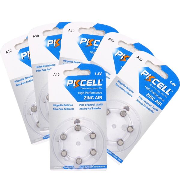 1.4 Volts ZA10 A10 PR70 Zinc Air (Zn/O2) 90 mAh Hearing Aid Zinc Air Batteries (36Pcs)