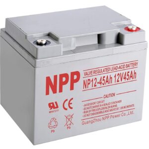 NPPOWER NP12-45Ah Rechargeable AGM Lead Acid 12V 45 Ah Battery