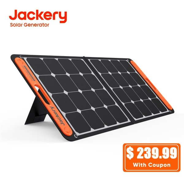 Jackery SolarSaga 100W Solar Panel for 240/300/500/1000/1500 Power Station