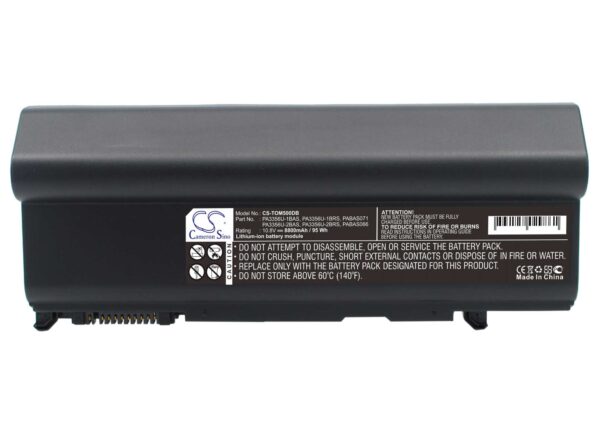 Toshiba  PA3356U-1BAS, PA3356U-1BRS, PA3356U-2BAS, PA3356U-2BRS, PA3356U-3BAS, PA3356U-3BRS, PA3357U-1BRL, PA3357U-3BRL, PA3456U-1BRS, PA3509U-1BRM, PA3588U-1BRS, PABAS048, PABAS049, PABAS054, PABAS066, PABAS071, PABAS086 CS-TOM500DB