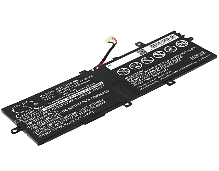Lenovo 00HW004, 00HW005, 00HW010, 00HW011, OOWH004, SB10F46442, SB10F46443, SB10F46448, SB10F46449 CS-LVH200NB