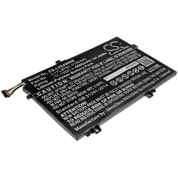 Lenovo  01AV445, 01AV463, 5B10W13894, L17L3P52, SB10K97606, SB10K97610, SB10T83137 CS-LVE490NB