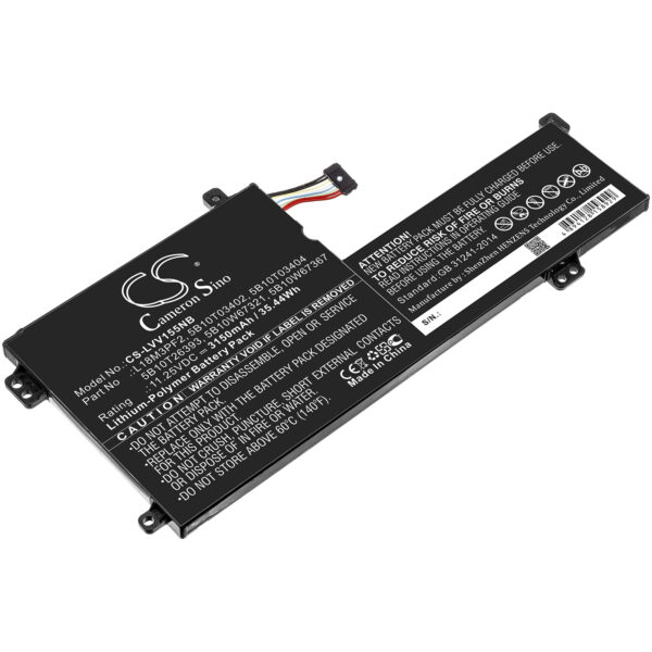 Lenovo  5B10T03402, 5B10T03404, 5B10T26393, 5B10W67321, 5B10W67367, L18C3PF2, L18M3PF2, SB10W67268, SB10W67372 CS-LVV155NB