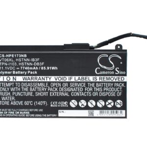 HP  657240-151, 657240-171, 657240-251, 657240-271, 657503-001, 996TA008H, HSTNN-DB3F, HSTNN-IB3F, TPN-I103, VT06, VT06086XL, VT06XL CS-HPE173NB