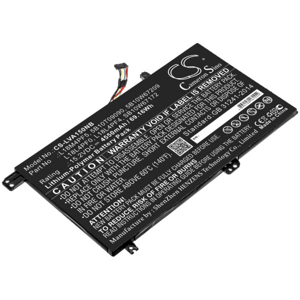 Lenovo  5B10T09090, 5B10W67209, L18L4PF0, L18L4PF4, L18M4PF5, SB10W67172 CS-LVA150NB