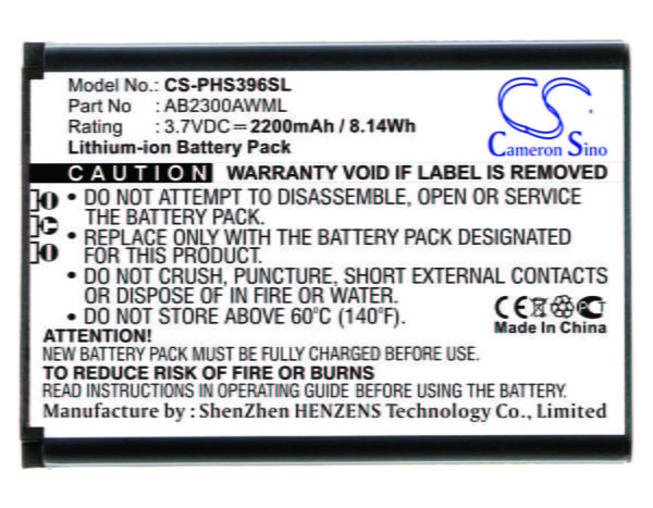 Philips  AB2300AWML, AB2300AWMT CS-PHS396SL