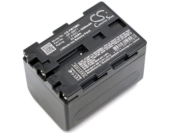 Sony  NP-FM70, NP-FM71, NP-QM70, NP-QM71 CS-FM70MC
