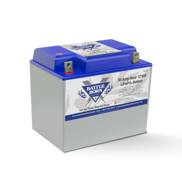 50Ah 12V Group 24 LiFePO4 Deep Cycle Battery