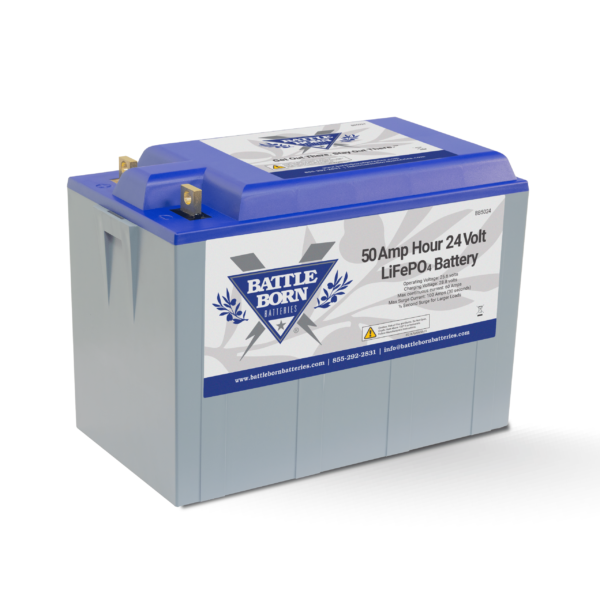 50Ah 24V LiFePO4 Deep Cycle Battery