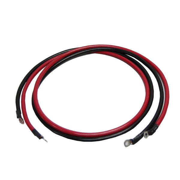 Inverter & Battery Cable #8 AWG 10 ft Set Red/Black Lugged