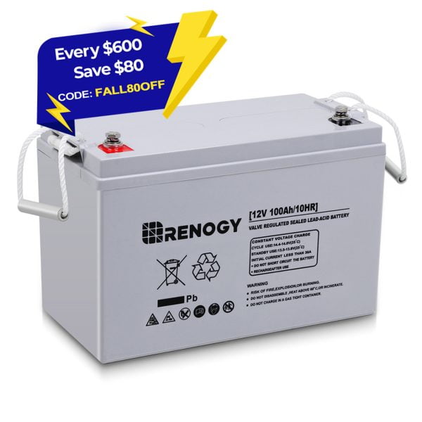 Deep Cycle AGM Battery 12 Volt 100Ah