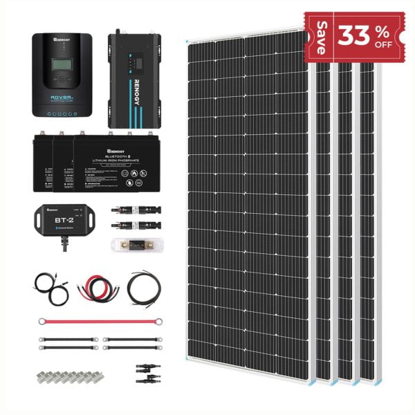 Renogy 800W 12V  General Off-Grid Solar Kit