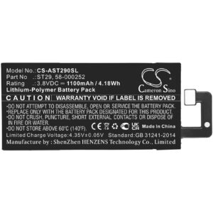 1100 mAh for Amazon 58-000252,ST29