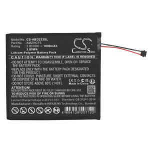 Replacement Battery for Amazon Kindle 11th 2022, C2V2L3, AMZHCF5, Li-Polymer 1000mAh