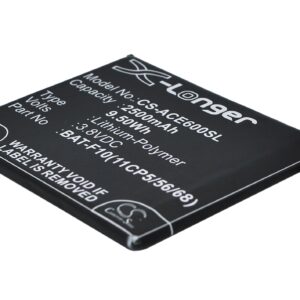 2500 mAh for Acer BAT-F10(11CP5/56/68),KT.0010S.012