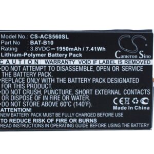 1950 mAh for Acer BAT-B10,KT.0010S.013,PGF295686HT