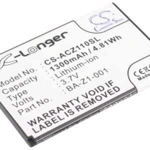 1300 mAh for Acer BA-Z1-001,BA-Z1-003