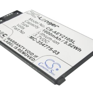 1600 mAh for Amazon 58-000008,MC-354775-03,S2011-003-A,S2011-003-S