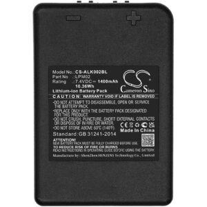 1400 mAh for Autec LPM02,R0BATT00E08A0