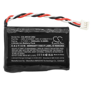 1800 mAh for Areca 91-6120BA-T021,91-6120BA-T021-T3,91-6120BA-T112-1880,91-6120BA-T121,91-6120BA-T121-12G,91-6120BA-T121-7,91-6120BA-T121-8,91-800602-0300,91-800800-FB0B,ARC-6120BAT