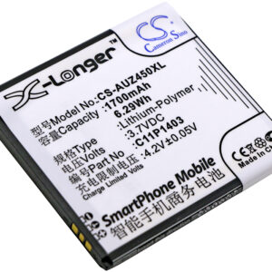 1700 mAh for Asus 0B200-01070000,C11P1403