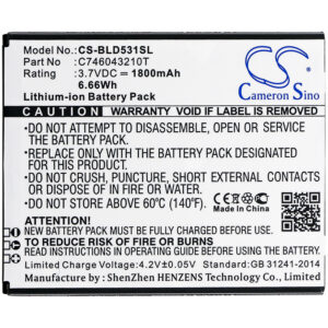 1800 mAh for BLU C746043210T,C746043230T