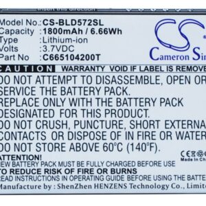 1800 mAh for BLU C665104200T,C765804200L