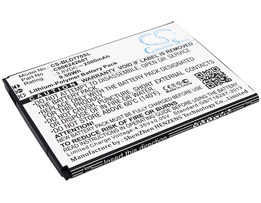 2500 mAh for BLU C80624260T