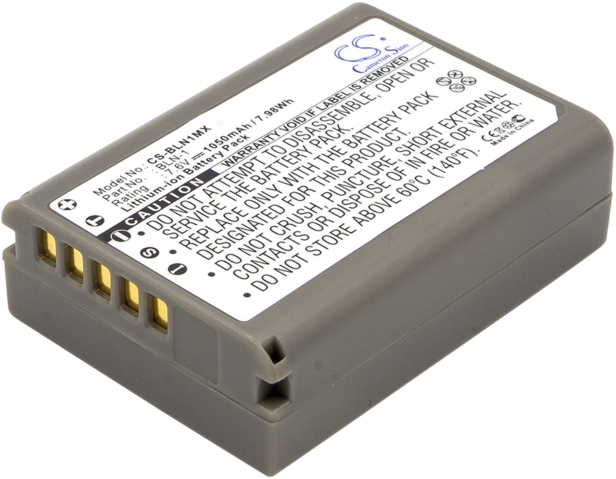 1050 mAh for Olympus BLN-1