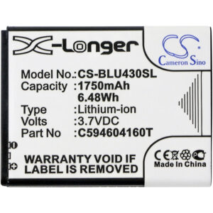 1750 mAh for BLU C594604160T