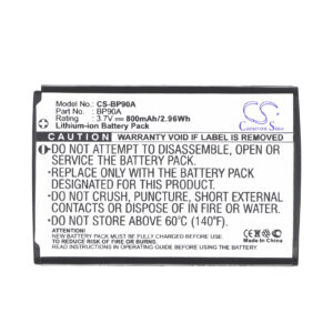 800 mAh for Samsung BP-90A,BP90A,IA-BP90A