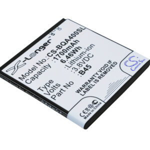 1700 mAh for BQ B45,BT-1500-252