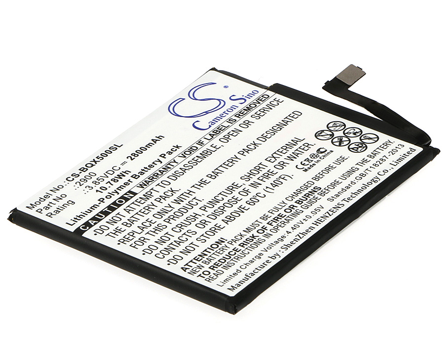 2800 mAh for BQ 2900