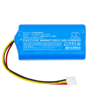 Replacement Battery for Bobsweep BOb PetHair Plus, WVP58021, Lithium-ion 2600mAh