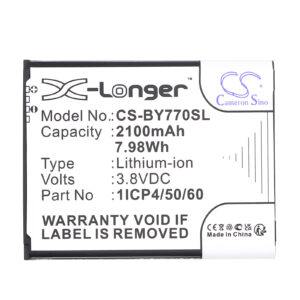 Replacement Battery for VTech VM901, Kodak Cherrish C525, Beurer BY77, Lithium-ion 2100mAh