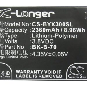 2360 mAh for BBK BK-B-70