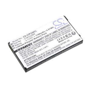 1100mAh Replacement Battery for Cisco Linksys WIP330, WIP330, 7508000705, CIW33ZBR