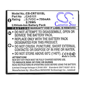 750 mAh for Creative CAS101