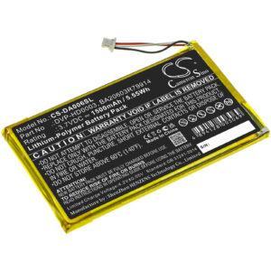 1500 mAh for Creative BA20603R79914,DVP-HD0003