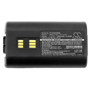 2600 mAh for Datalogic 700175303,944501055,944501056,944501057,944501088,944551004,944551005,94ACC1302