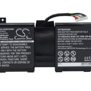5600 mAh for Dell 02F8K3,0G33TT,0J33TT,0KJ2PX,2F8K3,451-BBCB,G33TT,KJ2PX
