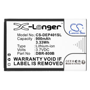 900mAh Replacement Battery for Doro 1350,1361,6520,6530,Primo 805,DBP-800B, DBR-800B