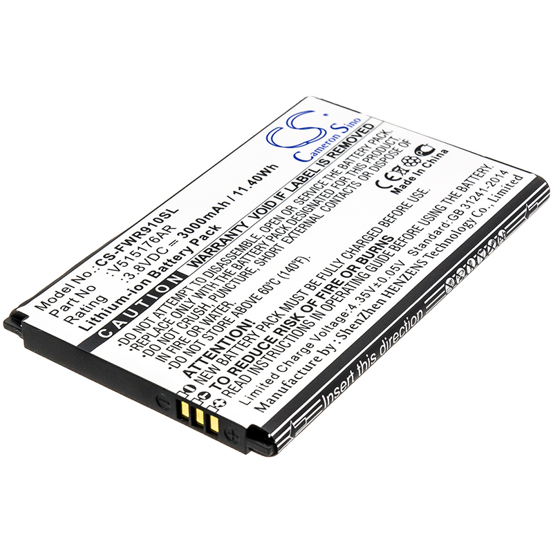 3000 mAh for Franklin Wireless V515176AR