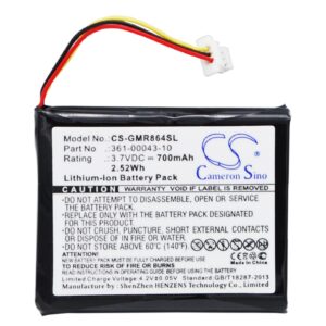 700 mAh for Garmin 010-01069-01,010-11864-00,361-00043-10