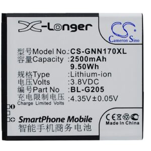 2500 mAh for GIONEE BL-G205